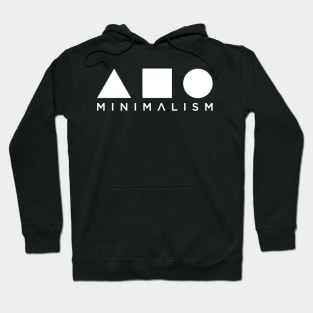 Evolving Minimalism - triangle, square, and circle Hoodie